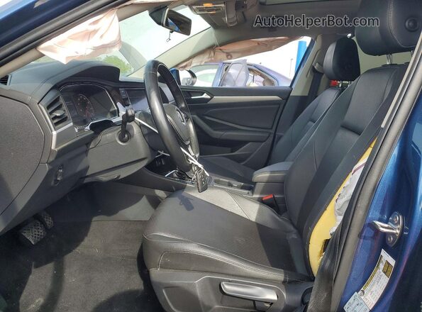 3VWC57BU4KM161097 2019 VOLKSWAGEN JETTA Blue წინა სალონის ხედი
