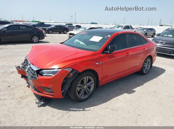 3VWC57BU4KM164646 2019 VOLKSWAGEN JETTA Orange წინა მარცხენა ხედი სამი მეოთხედიდან