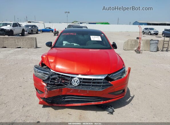 3VWC57BU4KM164646 2019 VOLKSWAGEN JETTA Orange ხელსაწყოთა პანელის ხედი