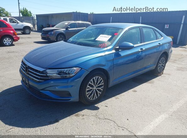 3VWC57BU4MM002325 2021 VOLKSWAGEN JETTA Blue Front left