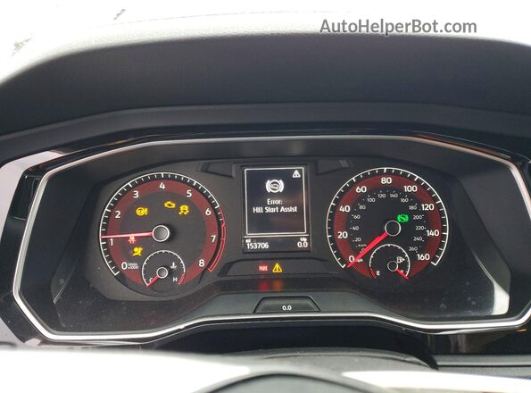 3VWC57BU4MM053159 2021 VOLKSWAGEN JETTA White Instrument cluster view