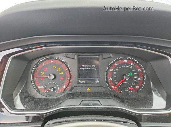 3VWC57BU5KM007157 2019 VOLKSWAGEN JETTA Gray Вид щитка приладів