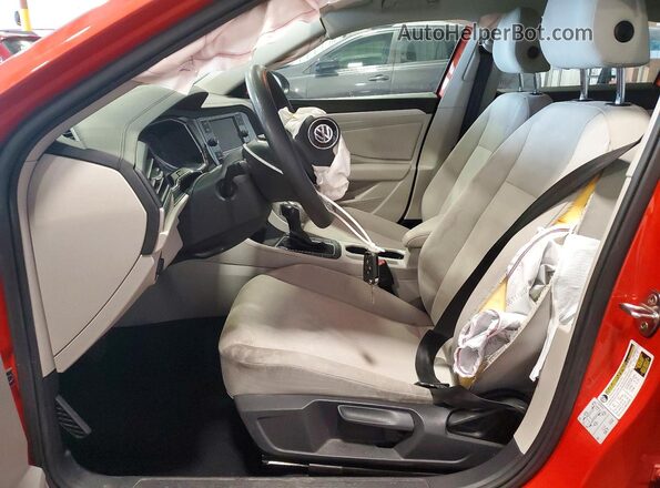 3VWC57BU5KM073479 2019 VOLKSWAGEN JETTA Orange Widok wnętrza z przodu