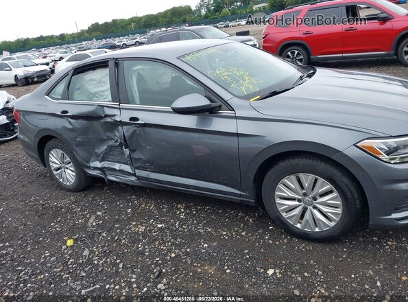 3VWC57BU5KM178555 2019 VOLKSWAGEN JETTA Gray Widok z przodu