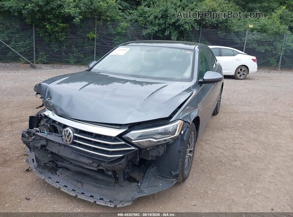 3VWC57BU5KM275643 2019 VOLKSWAGEN JETTA Gray Передня ліва чверть