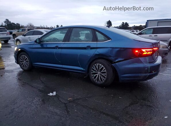 3VWC57BU5MM029887 2021 VOLKSWAGEN JETTA Blue Rear left