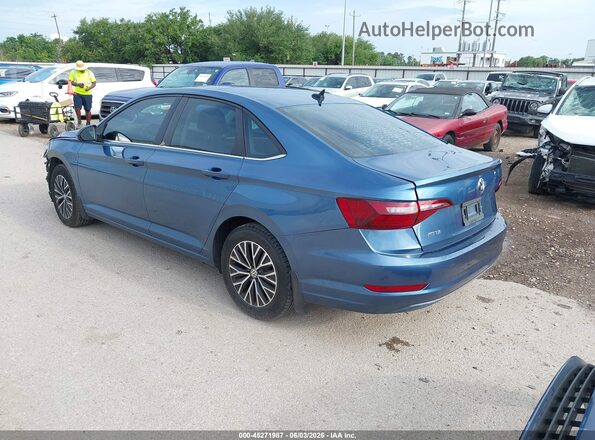 3VWC57BU5MM047001 2021 VOLKSWAGEN JETTA Blue უკანა მარცხენა