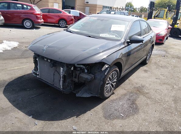 3VWC57BU5MM087045 2021 VOLKSWAGEN JETTA Black Առջևի ձախ երեք քառորդ տեսարան