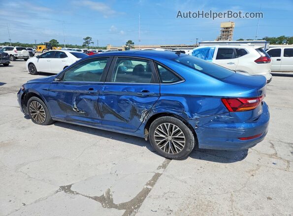3VWC57BU6KM042175 2019 VOLKSWAGEN JETTA Blue Задня ліва чверть