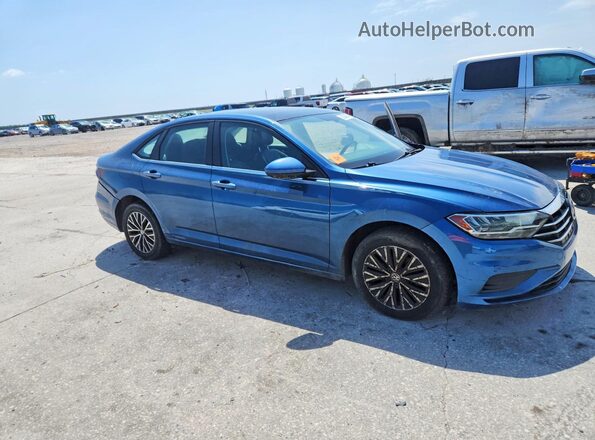3VWC57BU6KM042175 2019 VOLKSWAGEN JETTA Blue Передня права чверть
