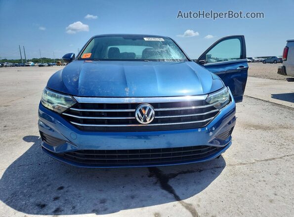 3VWC57BU6KM042175 2019 VOLKSWAGEN JETTA Blue Вид спереду