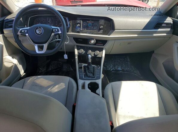 3VWC57BU6KM071630 2019 VOLKSWAGEN JETTA Orange Вид панелі приладів