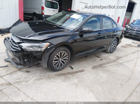 3VWC57BU6MM004268 2021 VOLKSWAGEN JETTA Black Przód lewy
