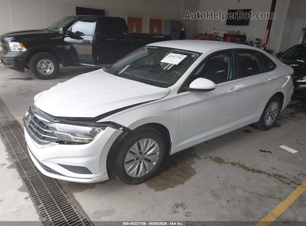 3VWC57BU7KM017091 2019 VOLKSWAGEN JETTA White Առջևի ձախ երեք քառորդ տեսարան