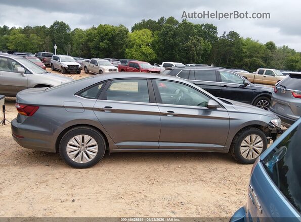 3VWC57BU7KM046493 2019 VOLKSWAGEN JETTA Gray უკანა სალონის ხედი