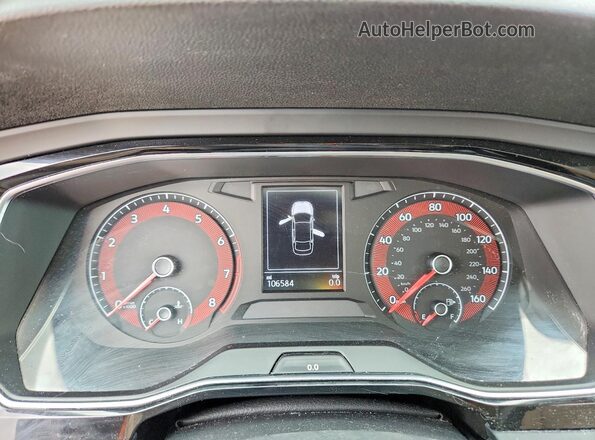 3VWC57BU7KM162745 2019 VOLKSWAGEN JETTA Red Вид щитка приладів