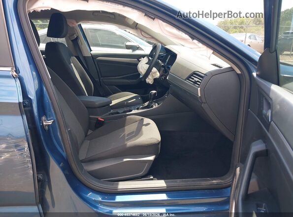 3VWC57BU7MM015683 2021 VOLKSWAGEN JETTA Blue Вид салону спереду