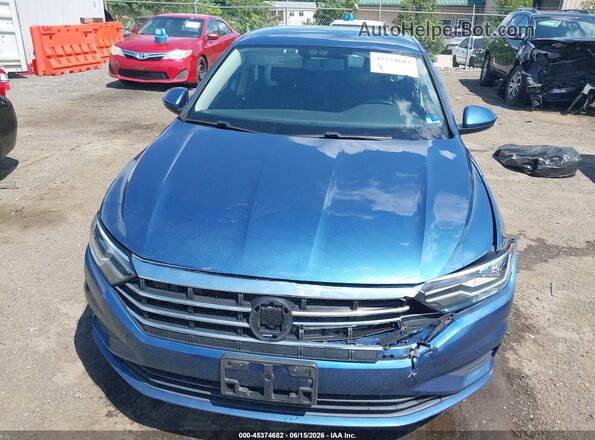 3VWC57BU7MM015683 2021 VOLKSWAGEN JETTA Blue Вид спереду