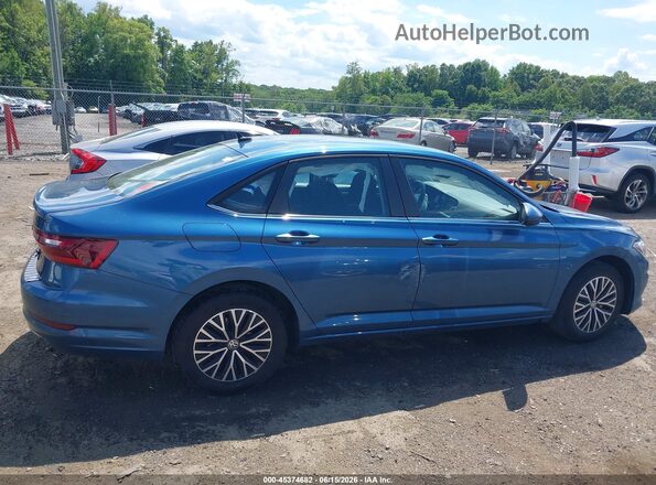 3VWC57BU7MM015683 2021 VOLKSWAGEN JETTA Blue Вид задньої частини салону