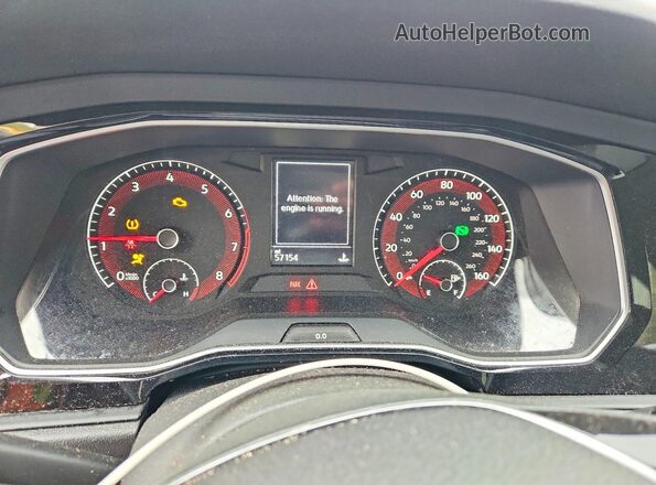 3VWC57BU7MM055486 2021 VOLKSWAGEN JETTA White Widok zestawu wskaźników