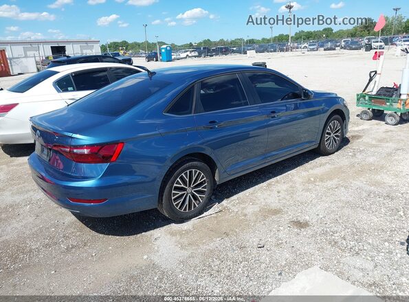 3VWC57BU7MM101768 2021 VOLKSWAGEN JETTA Синий Задняя правая четверть