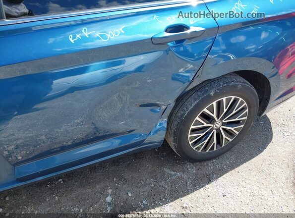 3VWC57BU7MM101768 2021 VOLKSWAGEN JETTA Синий Вид спереди
