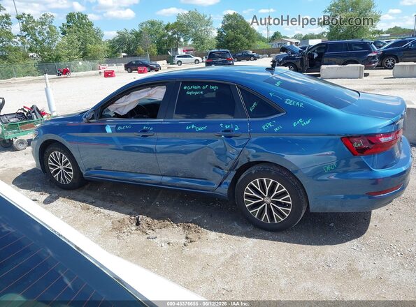 3VWC57BU7MM101768 2021 VOLKSWAGEN JETTA Синий Панорамный вид салона 360°