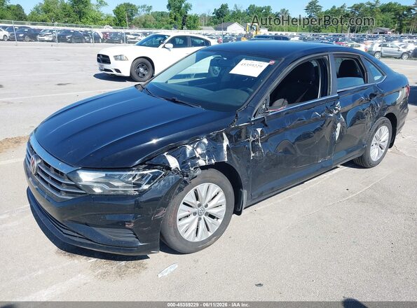 3VWC57BU8KM013597 2019 VOLKSWAGEN JETTA Black Դիմացի տեսք