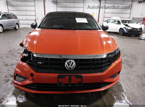 3VWC57BU8KM054618 2019 VOLKSWAGEN JETTA Оранжевый Вид задней части салона