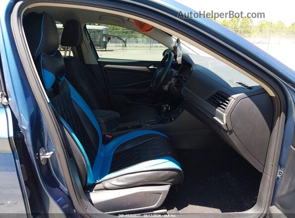 3VWC57BU8MM052385 2021 VOLKSWAGEN JETTA Blue Widok wnętrza z przodu