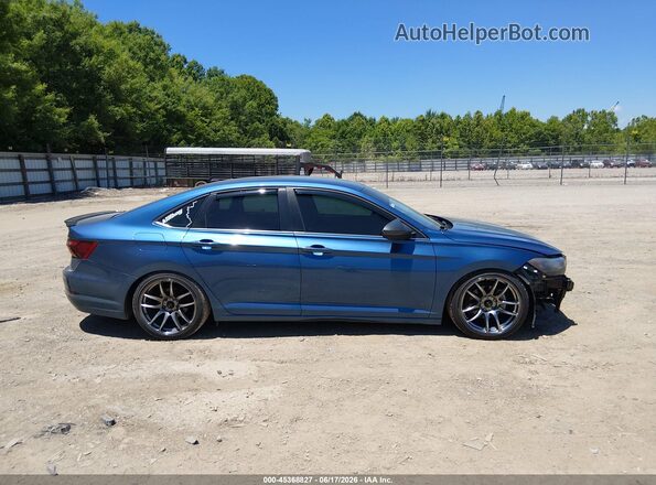 3VWC57BU8MM052385 2021 VOLKSWAGEN JETTA Blue Widok wnętrza z tyłu