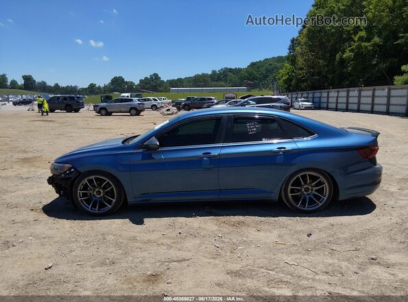 3VWC57BU8MM052385 2021 VOLKSWAGEN JETTA Blue Widok wnętrza 360 stopni