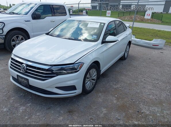 3VWC57BU9KM020672 2019 VOLKSWAGEN JETTA White Vista tres cuartos delantera izquierda