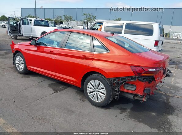 3VWC57BU9KM071492 2019 VOLKSWAGEN JETTA Orange Rear left
