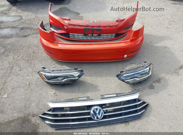3VWC57BU9KM071492 2019 VOLKSWAGEN JETTA Orange Instrument cluster view