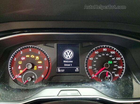 3VWC57BU9LM082994 2020 VOLKSWAGEN JETTA Белый Вид щитка приборов