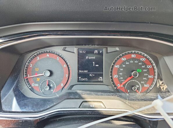 3VWC57BU9MM080471 2021 VOLKSWAGEN JETTA White Instrument cluster view
