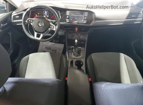 3VWC57BUXKM071372 2019 VOLKSWAGEN JETTA Blue წინა პანელის ხედი
