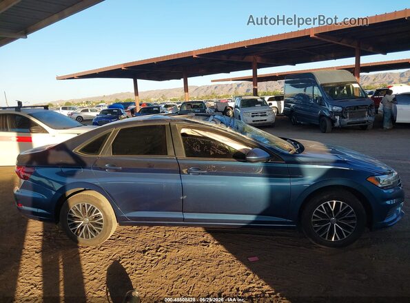 3VWCB7BU0LM011594 2020 VOLKSWAGEN JETTA Blue უკანა სალონის ხედი