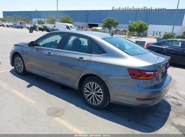 3VWCB7BU2KM143660 2019 VOLKSWAGEN JETTA Gray Հետևի ձախ