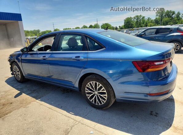 3VWCB7BU2KM164640 2019 VOLKSWAGEN JETTA Blue Հետևի ձախ