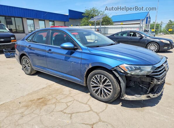 3VWCB7BU2KM164640 2019 VOLKSWAGEN JETTA Blue Առջևի աջ