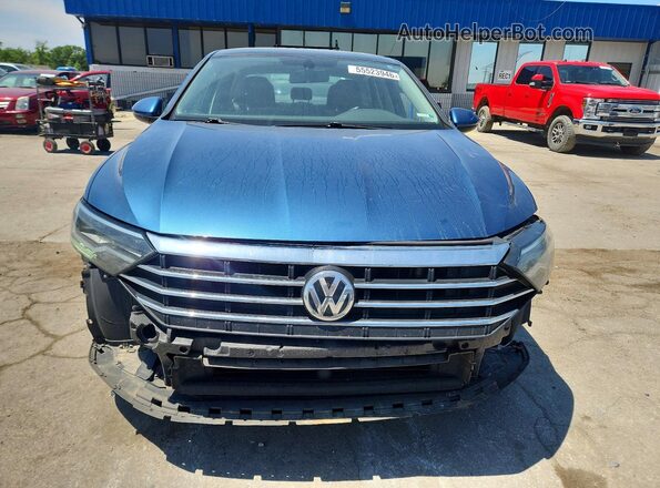 3VWCB7BU2KM164640 2019 VOLKSWAGEN JETTA Blue Դիմացի տեսք