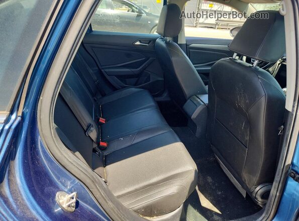 3VWCB7BU2KM164640 2019 VOLKSWAGEN JETTA Blue Հետևի նստատեղերի տեսք