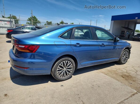 3VWCB7BU2KM164640 2019 VOLKSWAGEN JETTA Blue Հետևի աջ