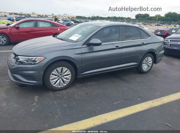 3VWCB7BU2KM169210 2019 VOLKSWAGEN JETTA Gray Vista tres cuartos delantera izquierda