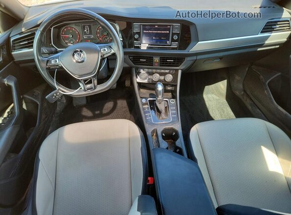3VWCB7BU2KM273468 2019 VOLKSWAGEN JETTA White Вид панелі приладів