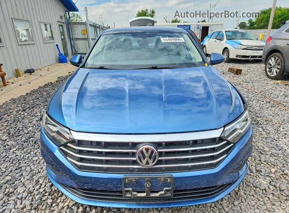 3VWCB7BU2LM043575 2020 VOLKSWAGEN JETTA Blue Դիմացի տեսք