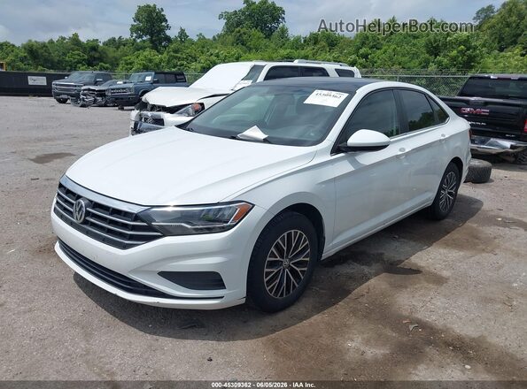 3VWCB7BU3LM006163 2020 VOLKSWAGEN JETTA White წინა მარცხენა ხედი სამი მეოთხედიდან