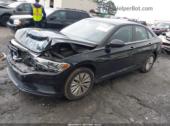 3VWCB7BU3LM036540 2020 VOLKSWAGEN JETTA Черный Передняя левая четверть